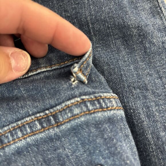 Clingers Women's Juniors Size 15 Raw Hem Jeans - Picture 7 of 7